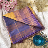 Vriksham Yellow Chinnalampattu Saree Double Copper Border-VS4725